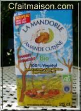 amande cuisine, marque La Mandorle