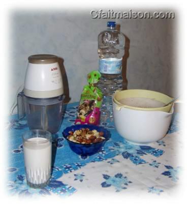 préparation du lait de noix diverses