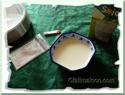 Préparation d'un lait de soja fermenté avec les ferments pour elben