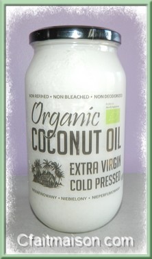 L'huile de coco vierge de marque Weightworld