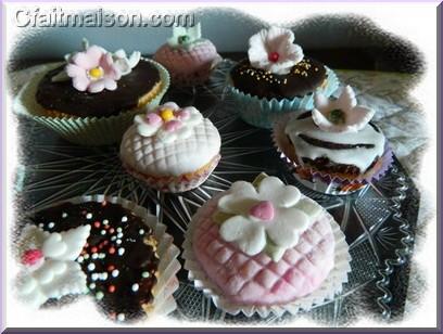 Cupcakes décorés.