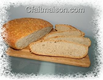 pain de campagne au levain naturel avec la machine à pain La Fournée de Moulinex