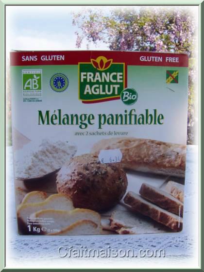 Boîte de farine sans gluten France Aglut.
